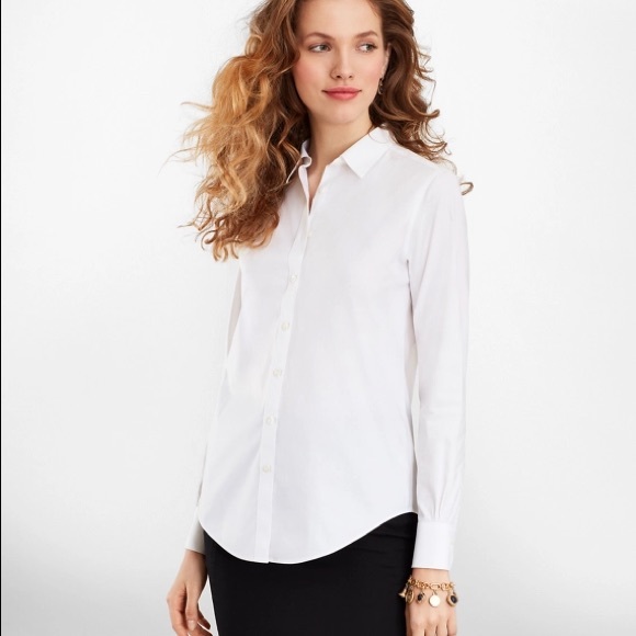 COPY - Non-Iron Classic-Fit Stretch (Supima) Cotton Dress Shirt - Picture 3 of 4